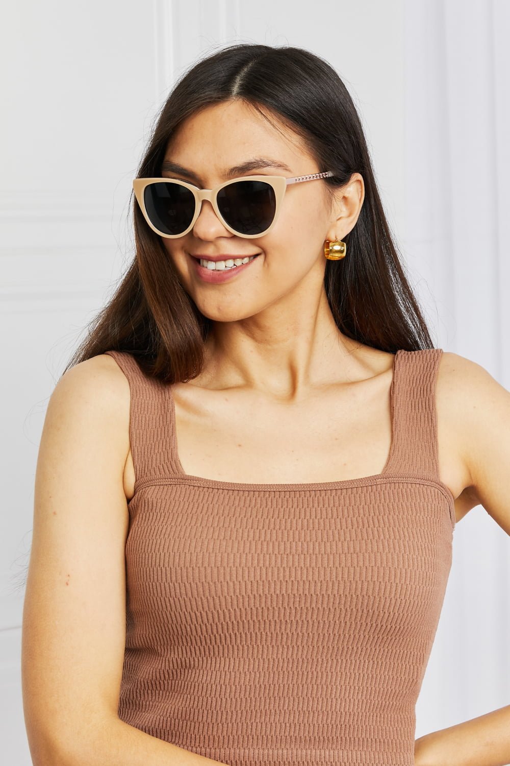 Cat - Eye Acetate Frame Sunglasses - R - DRESS