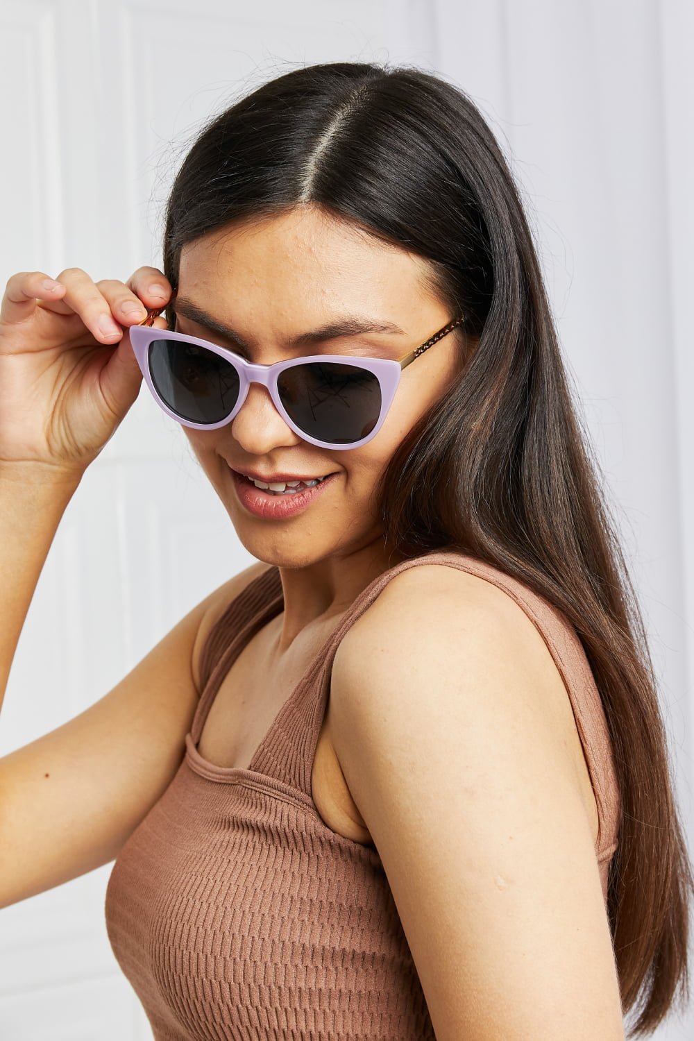 Cat - Eye Acetate Frame Sunglasses - R - DRESS