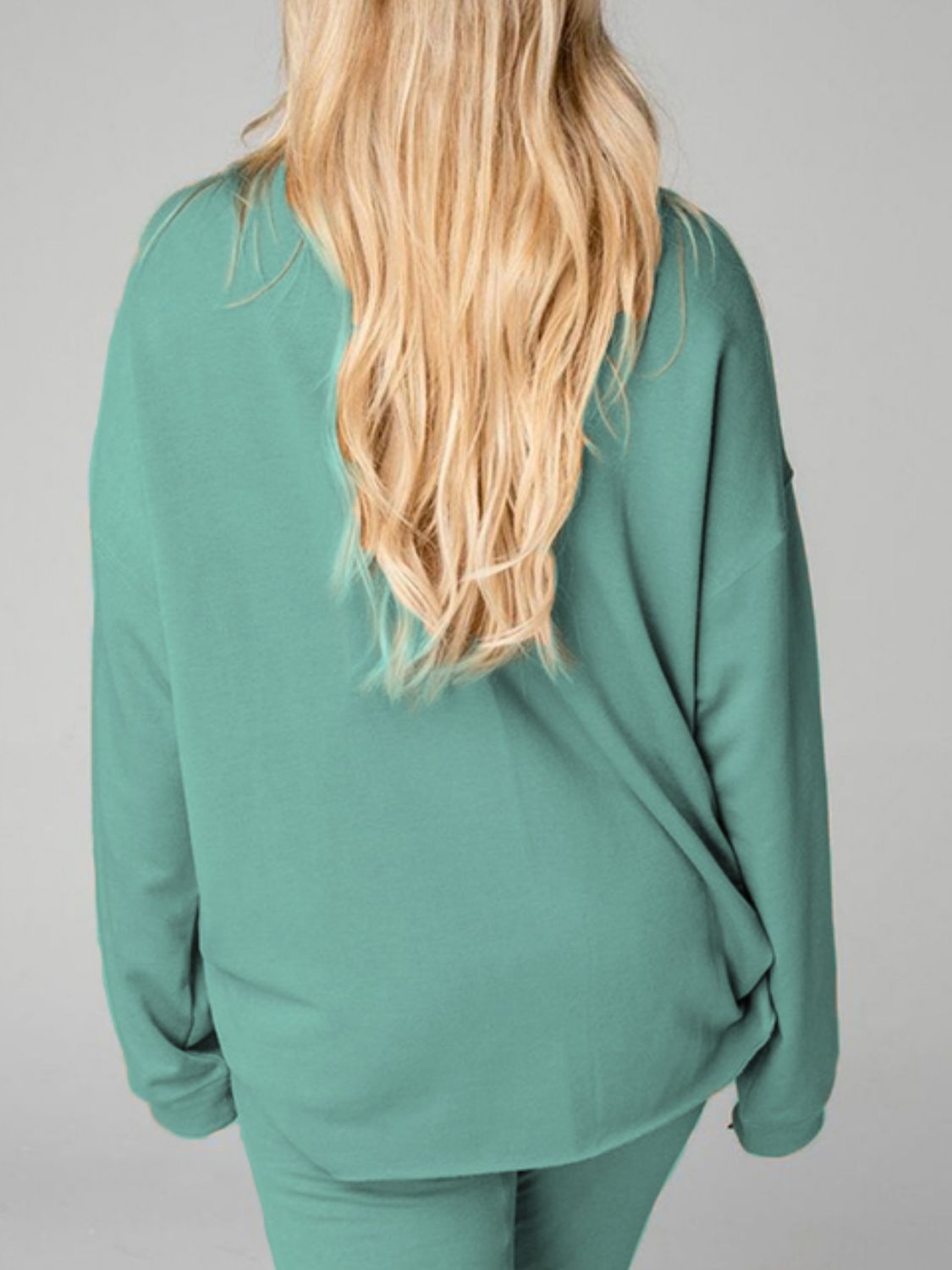 Distressed Sweatshirt and Joggers Set - R - DRESS