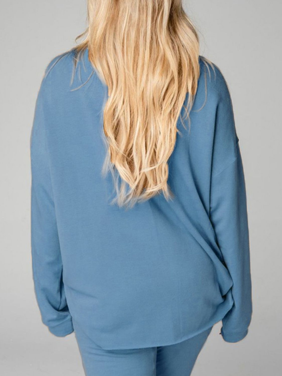Distressed Sweatshirt and Joggers Set - R - DRESS