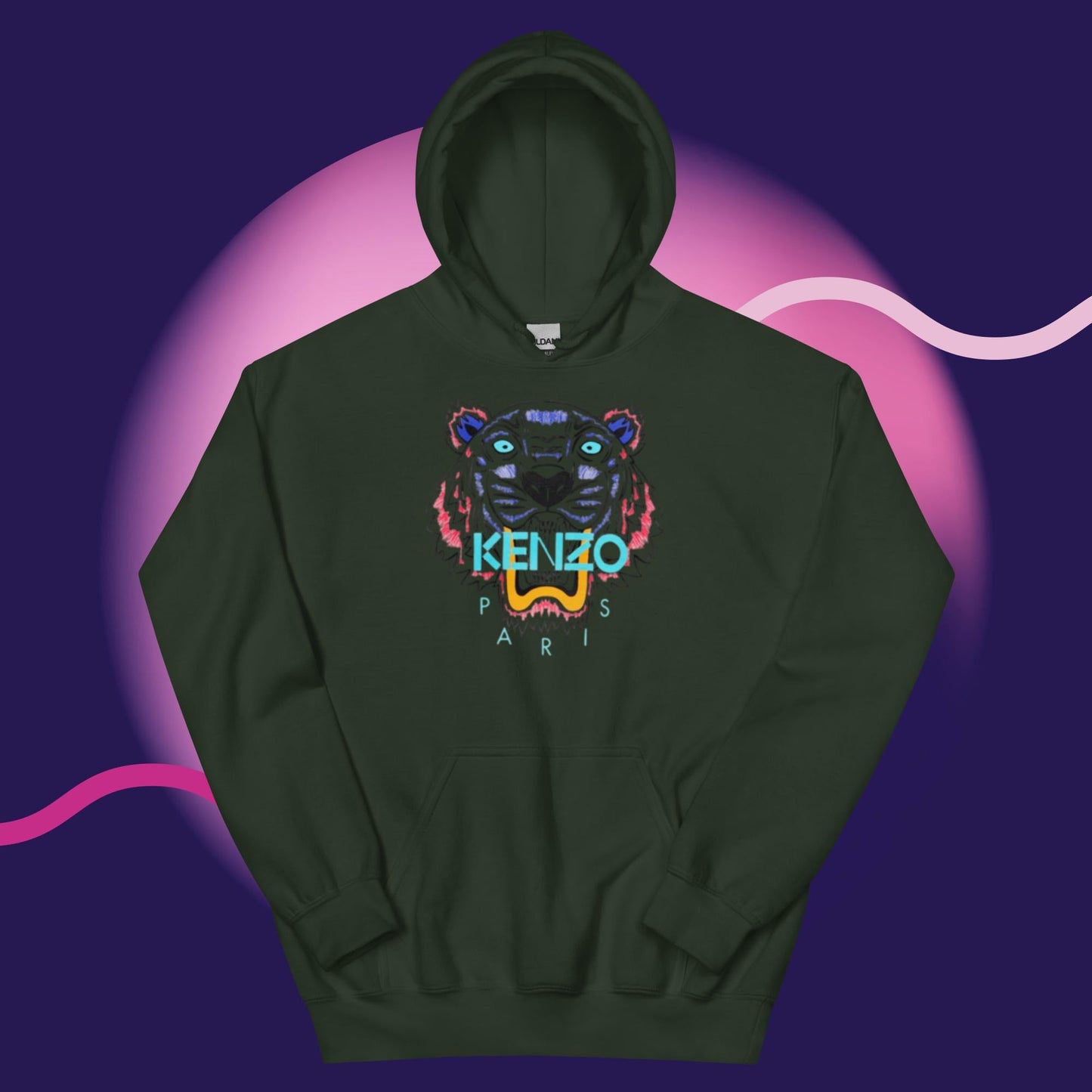 Kenzo Unisex Hoodie - R - DRESS