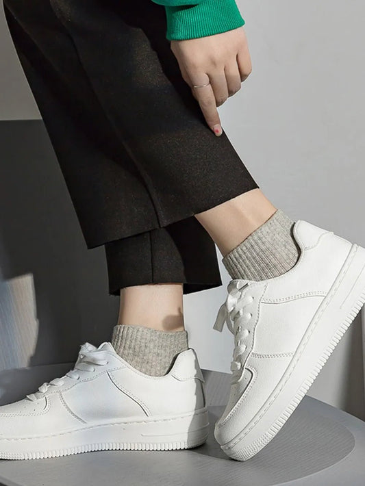 Lace Up Round Toe Platform Shoes - R - DRESS