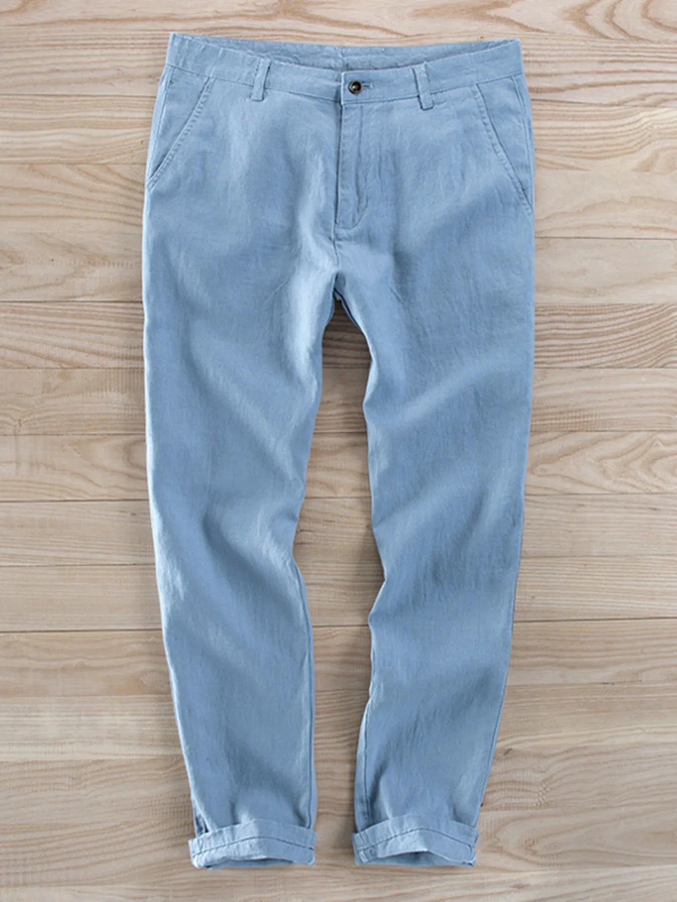 Men's Casual Pocketed Pants - R - DRESS