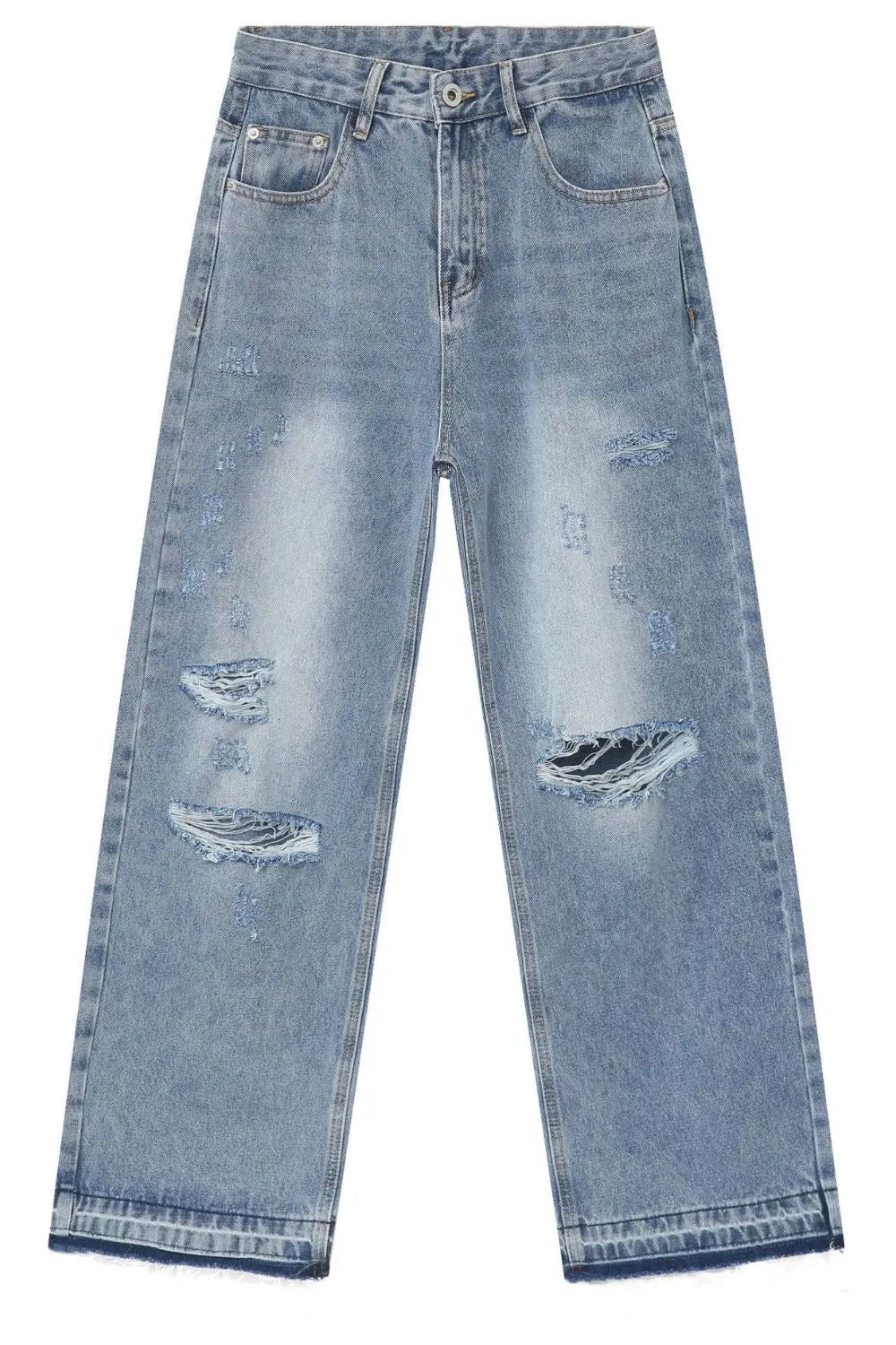 Men's Distressed Baggy Jeans - R - DRESS