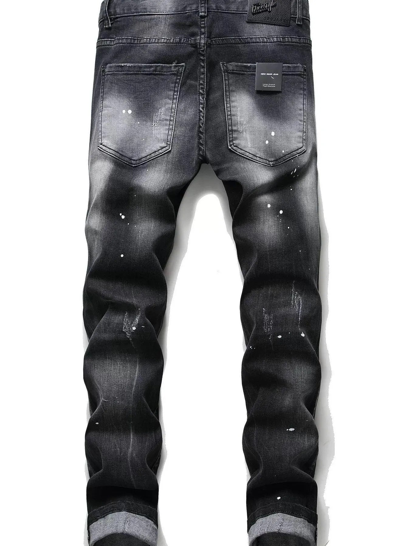 Men's Distressed Jeans - R - DRESS