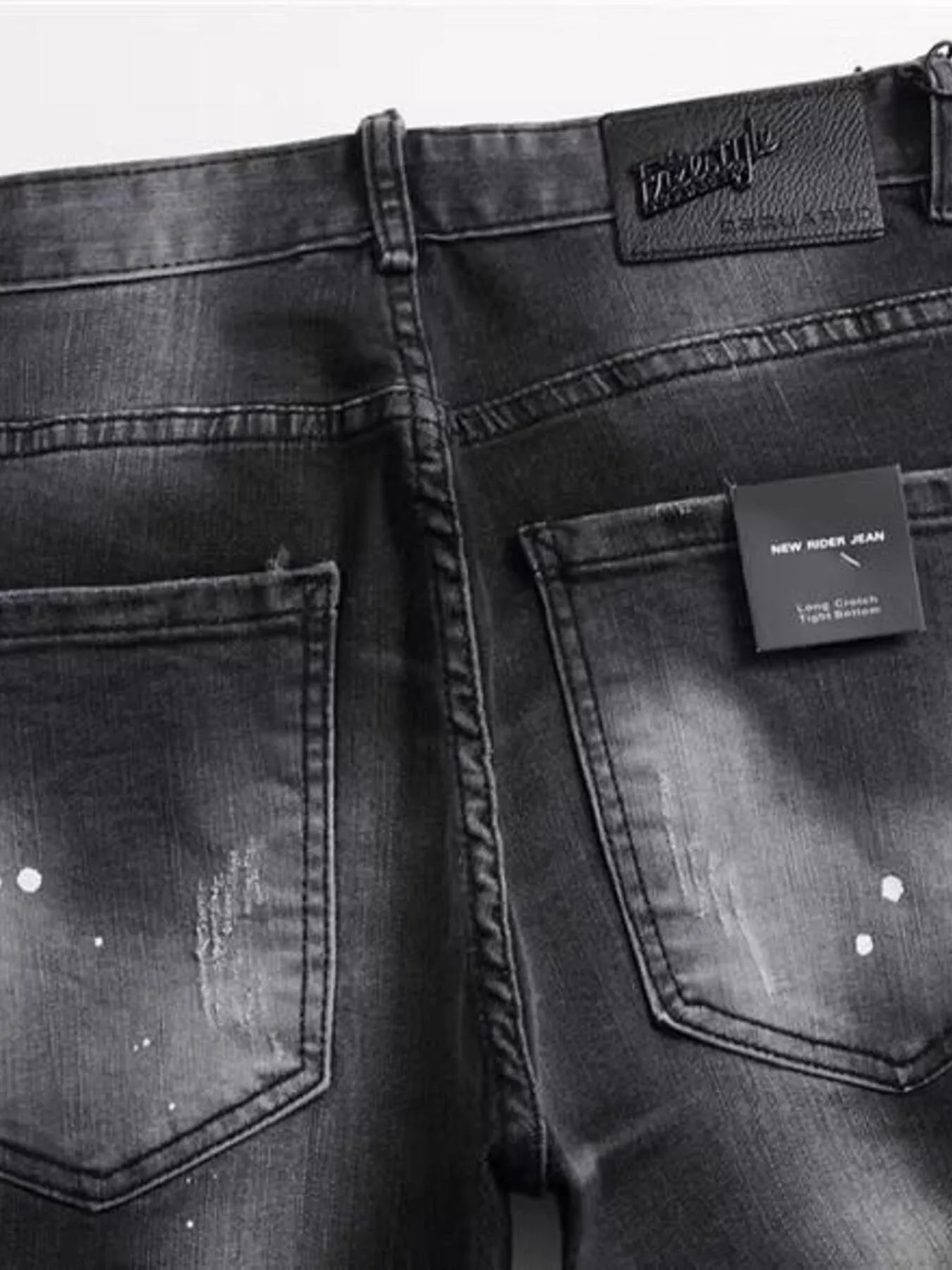 Men's Distressed Jeans - R - DRESS