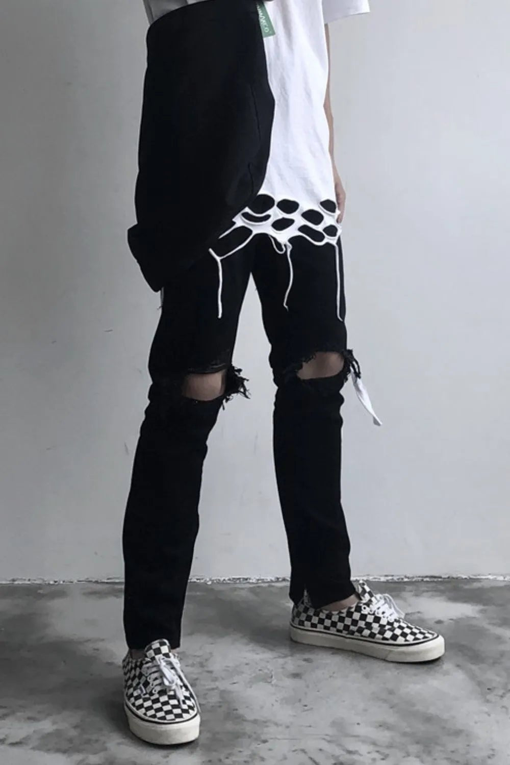 Men's Distressed Skinny Jeans - R - DRESS