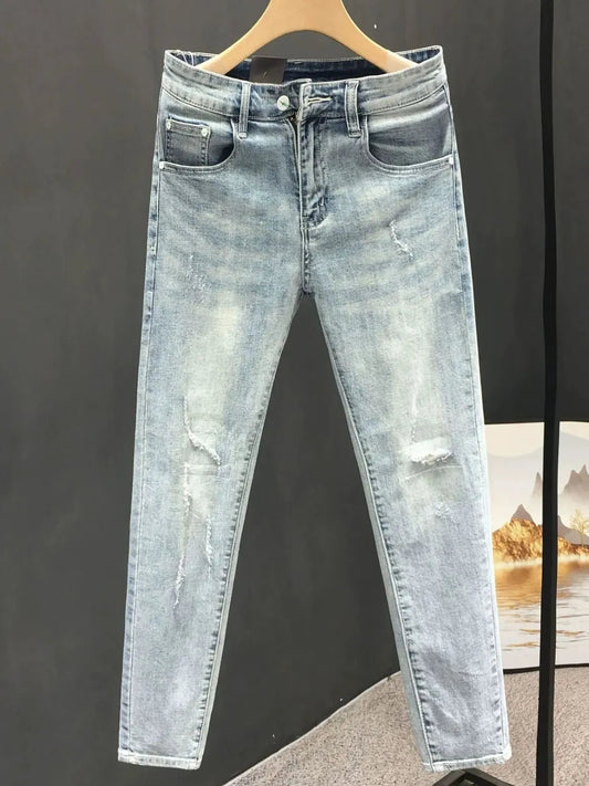 Men's Distressed Skinny Jeans - R - DRESS