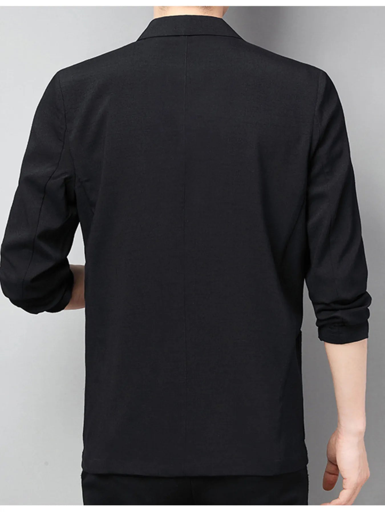 Men's Full Size Button Up Long Sleeve Blazer Plus Size - R - DRESS