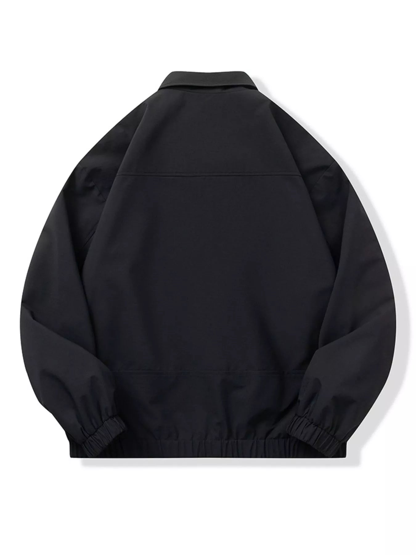 Men's Full Size Snap Down Long Sleeve Jacket Plus Size - R - DRESS