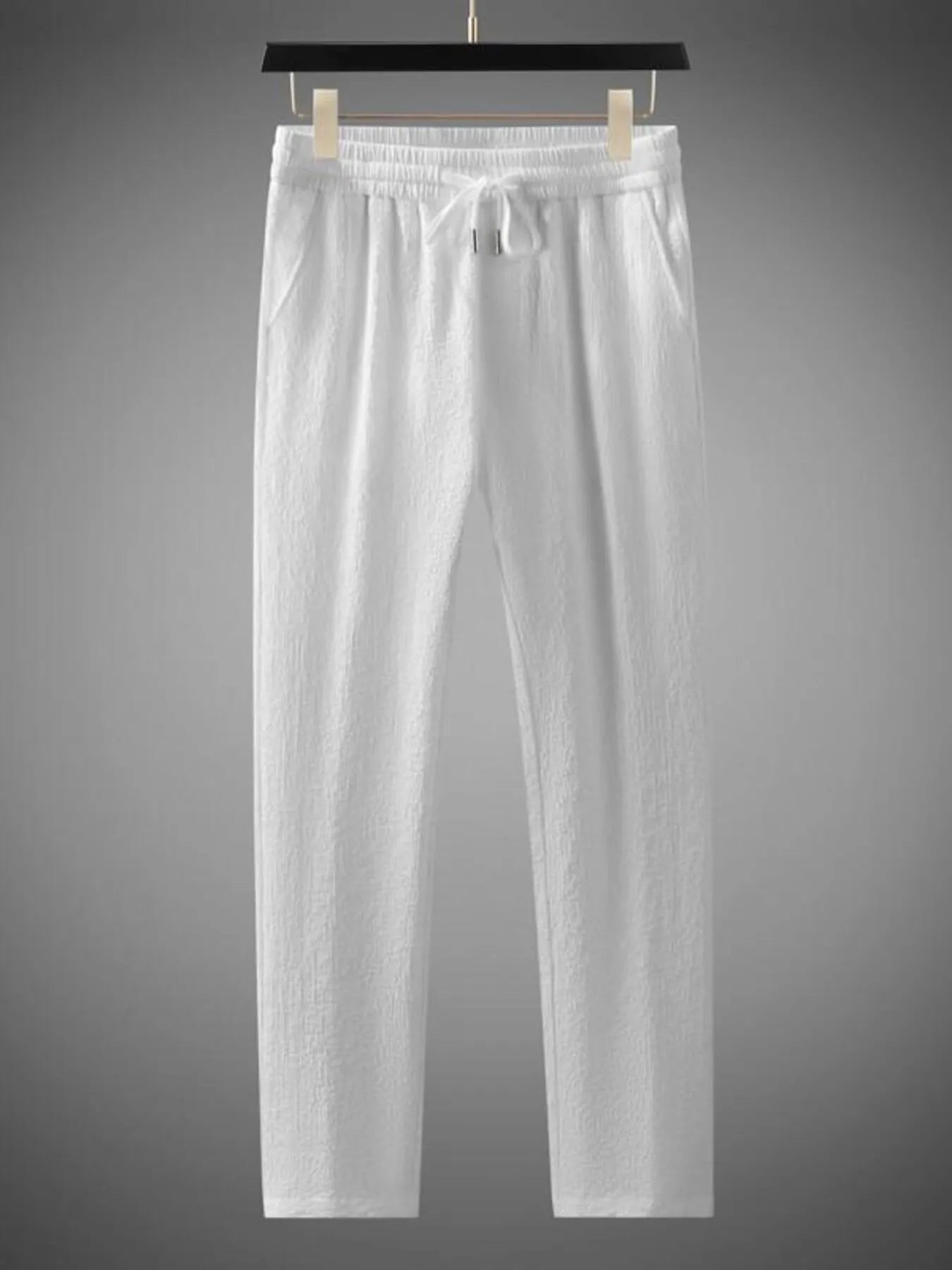 Men's Plus Size Button Up Short Sleeve Top and Pants Set - R - DRESS