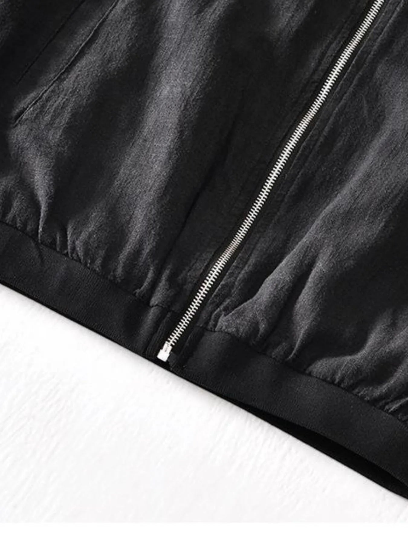 Men's Plus Size Zip Up Long Sleeve Jacket - R - DRESS