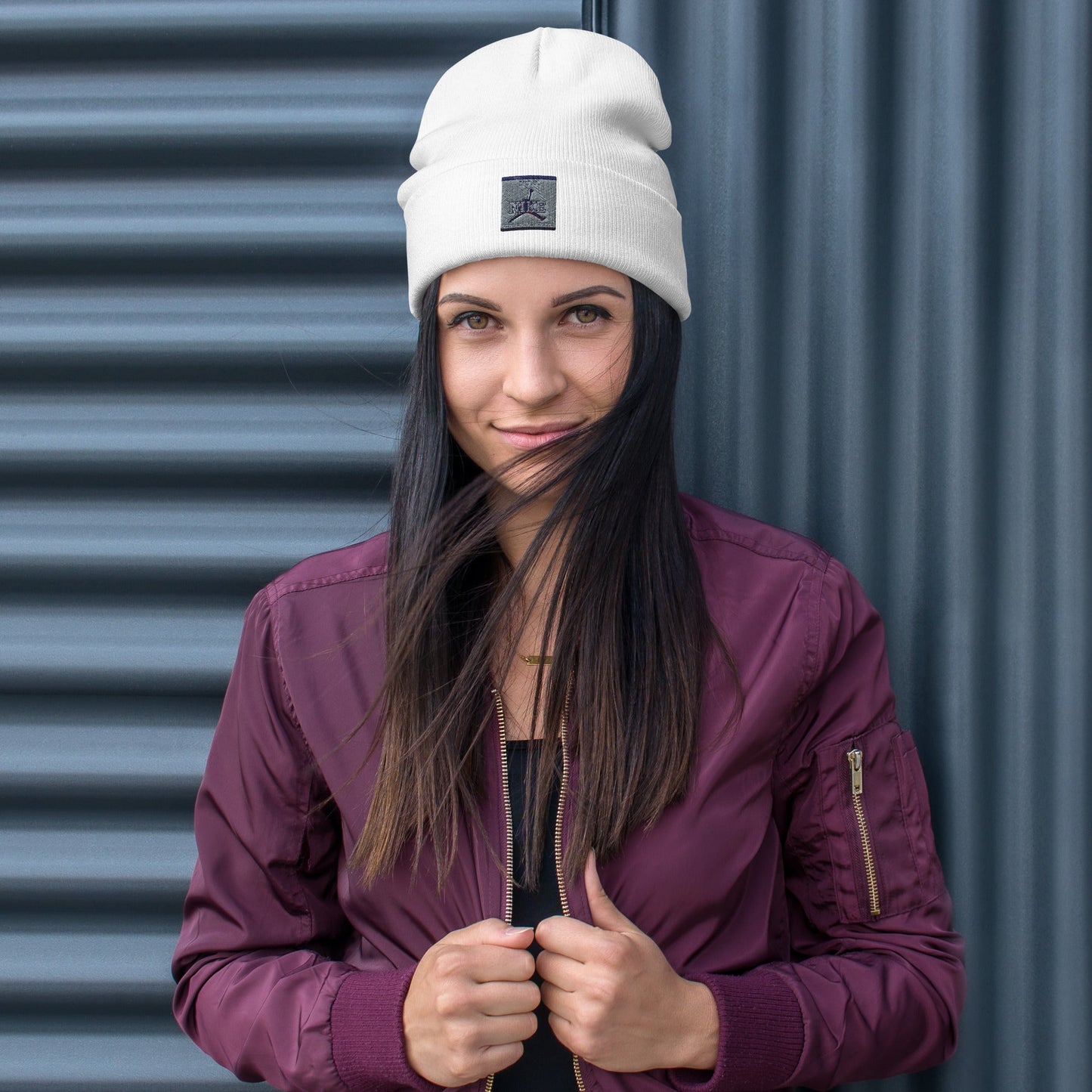 NIKE JORDAN AIR Embroidered Beanie - R - DRESS