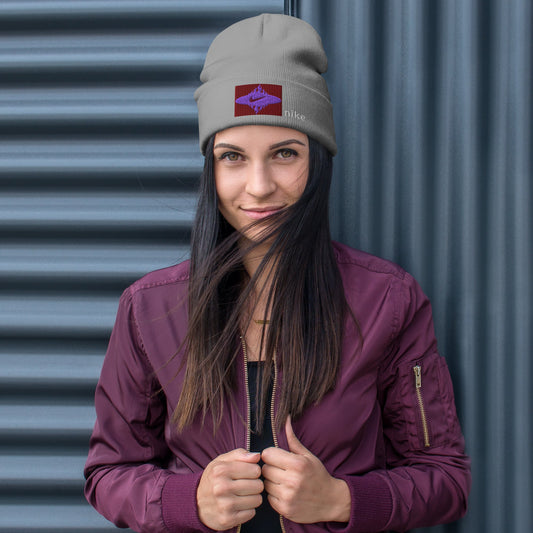 Nike Logo Embroidered Beanie - R - DRESS