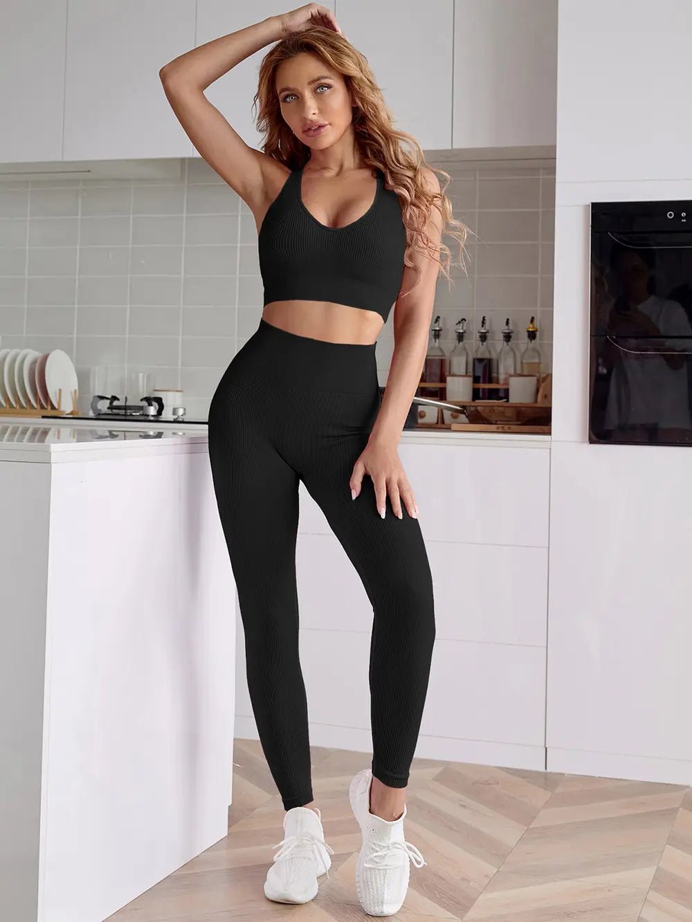 Sport Tank and Leggings Set - R - DRESS