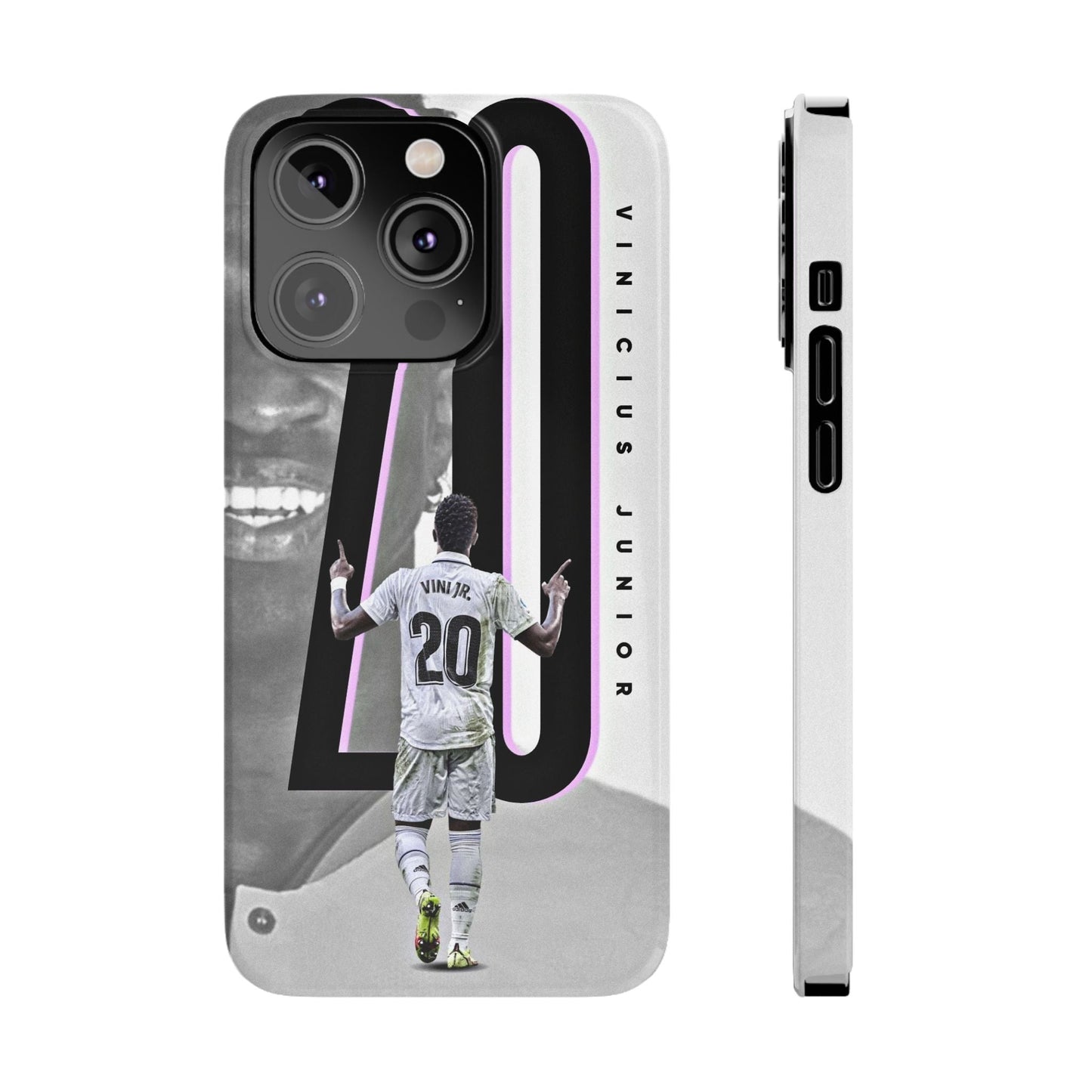 Vinicius Junior Slim Phone Case, Soccer Fan Accessory, Personalized Gift, Sports Merchandise, Unique Phone Cover - R - DRESS