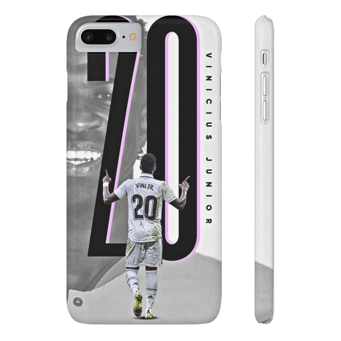 Vinicius Junior Slim Phone Case, Soccer Fan Accessory, Personalized Gift, Sports Merchandise, Unique Phone Cover - R - DRESS