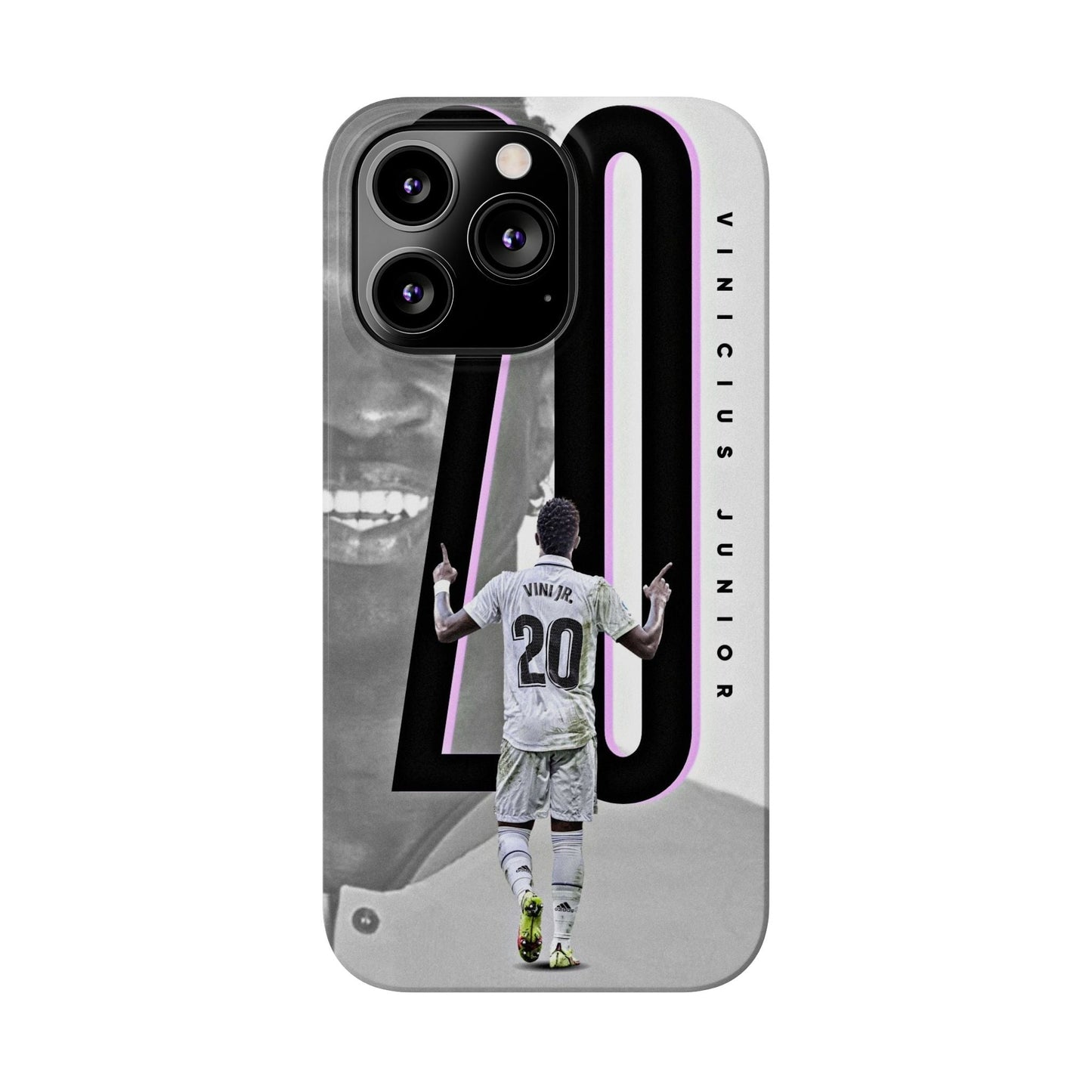 Vinicius Junior Slim Phone Case, Soccer Fan Accessory, Personalized Gift, Sports Merchandise, Unique Phone Cover - R - DRESS