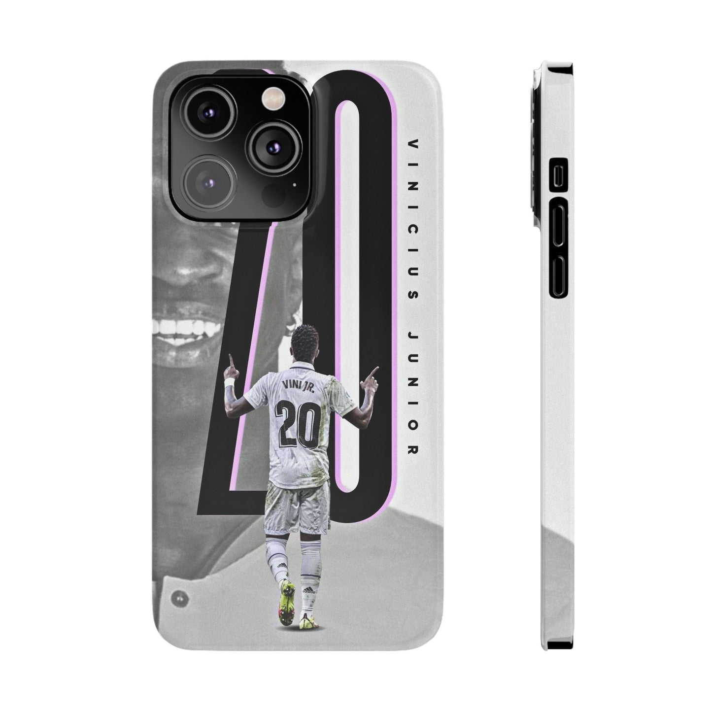 Vinicius Junior Slim Phone Case, Soccer Fan Accessory, Personalized Gift, Sports Merchandise, Unique Phone Cover - R - DRESS