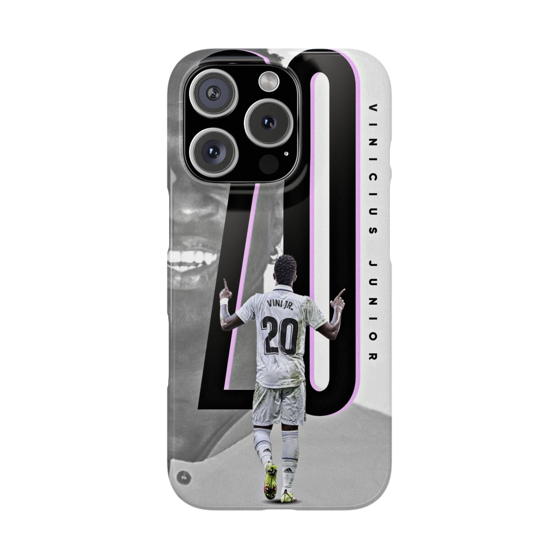 Vinicius Junior Slim Phone Case, Soccer Fan Accessory, Personalized Gift, Sports Merchandise, Unique Phone Cover - R - DRESS