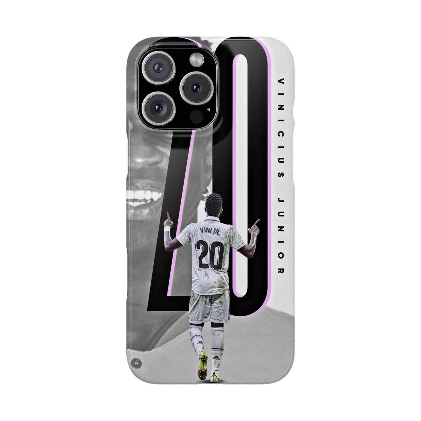 Vinicius Junior Slim Phone Case, Soccer Fan Accessory, Personalized Gift, Sports Merchandise, Unique Phone Cover - R - DRESS