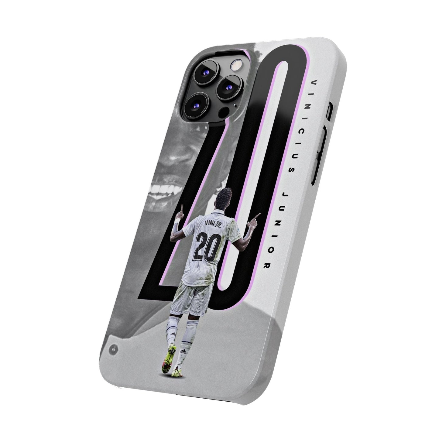 Vinicius Junior Slim Phone Case, Soccer Fan Accessory, Personalized Gift, Sports Merchandise, Unique Phone Cover - R - DRESS