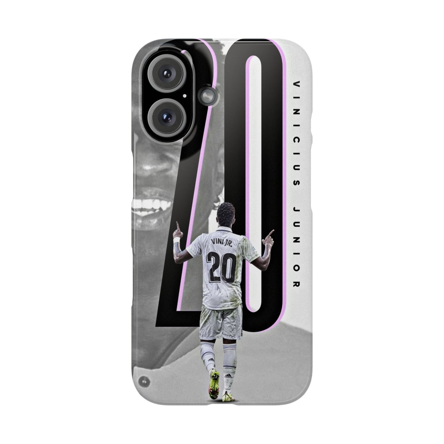 Vinicius Junior Slim Phone Case, Soccer Fan Accessory, Personalized Gift, Sports Merchandise, Unique Phone Cover - R - DRESS