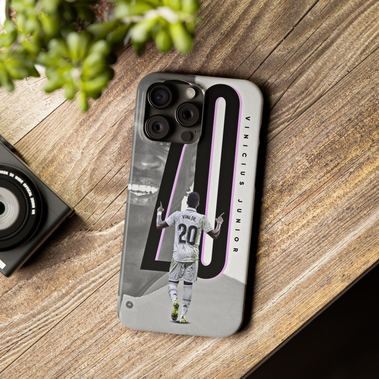Vinicius Junior Slim Phone Case, Soccer Fan Accessory, Personalized Gift, Sports Merchandise, Unique Phone Cover - R - DRESS