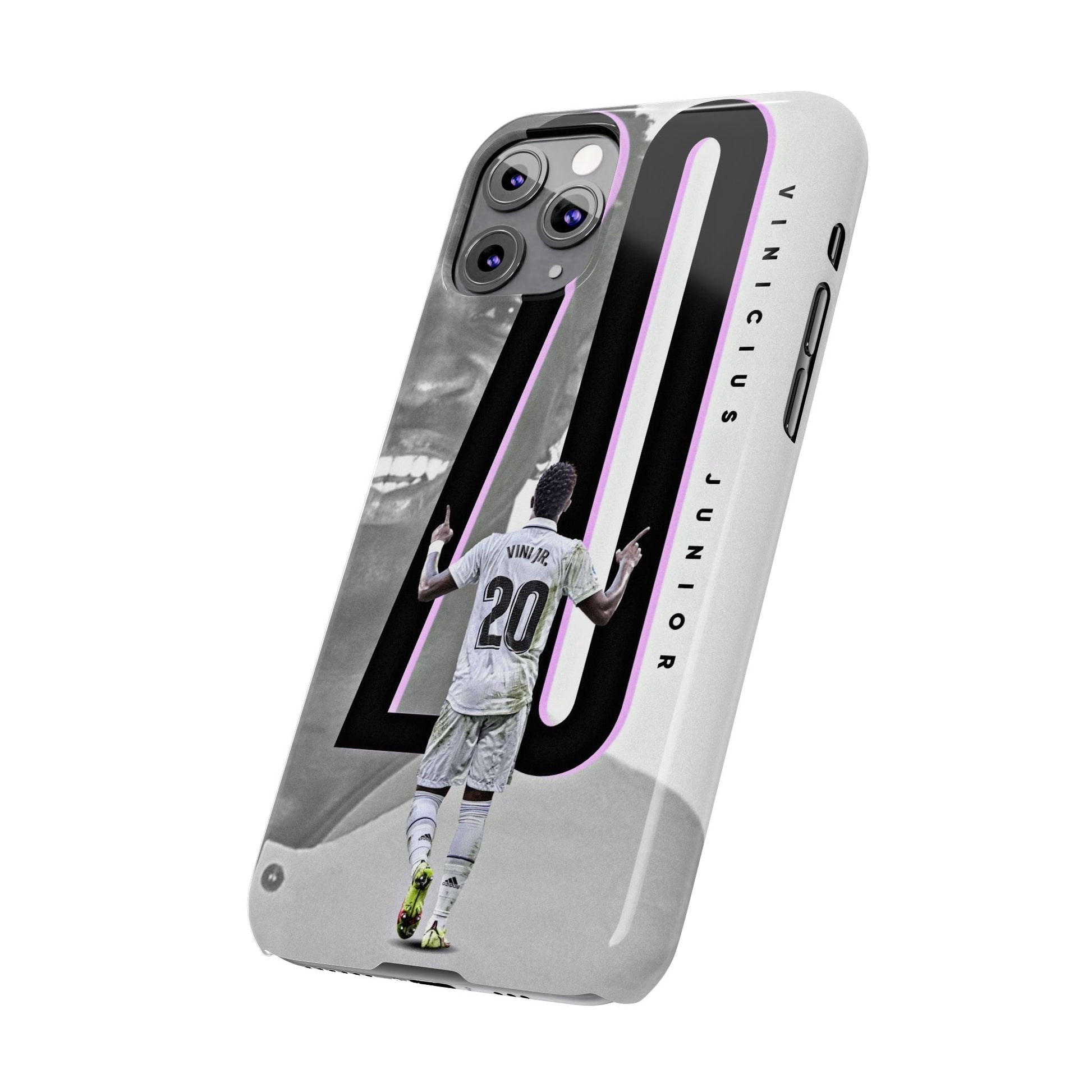 Vinicius Junior Slim Phone Case, Soccer Fan Accessory, Personalized Gift, Sports Merchandise, Unique Phone Cover - R - DRESS