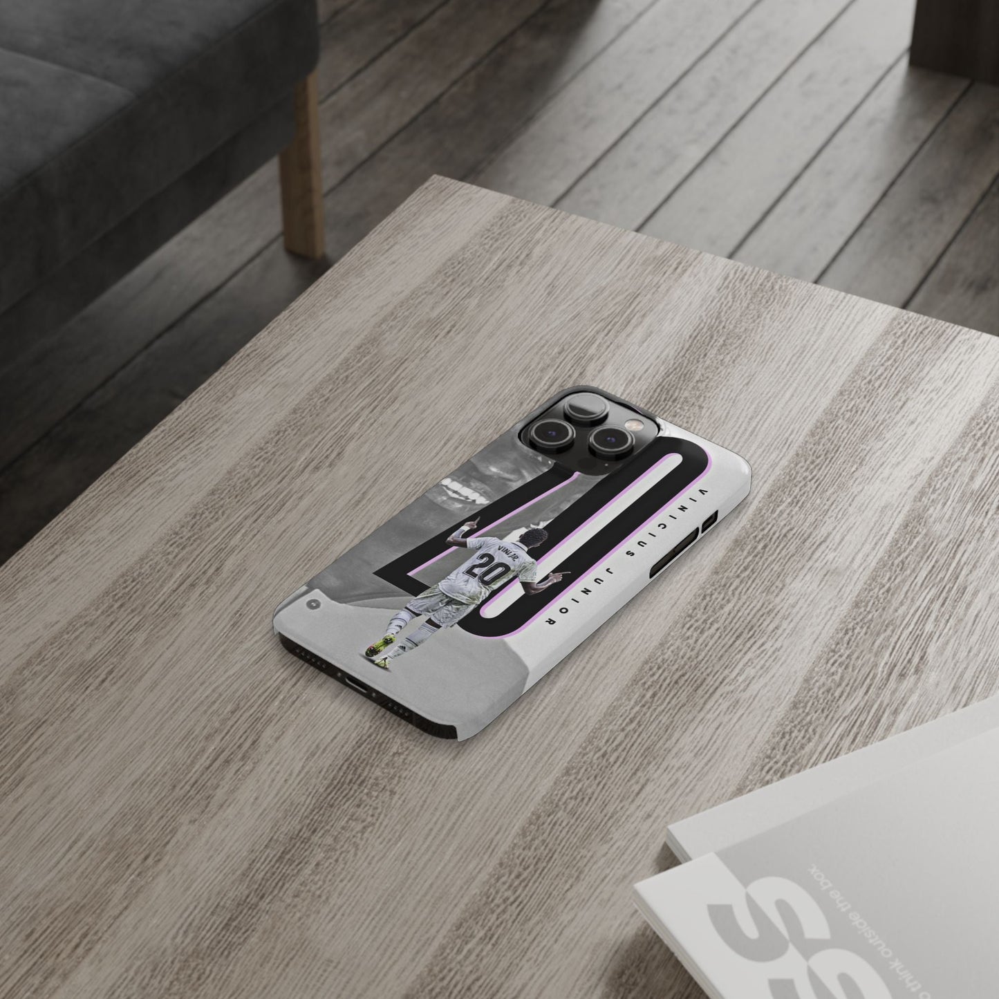 Vinicius Junior Slim Phone Case, Soccer Fan Accessory, Personalized Gift, Sports Merchandise, Unique Phone Cover - R - DRESS