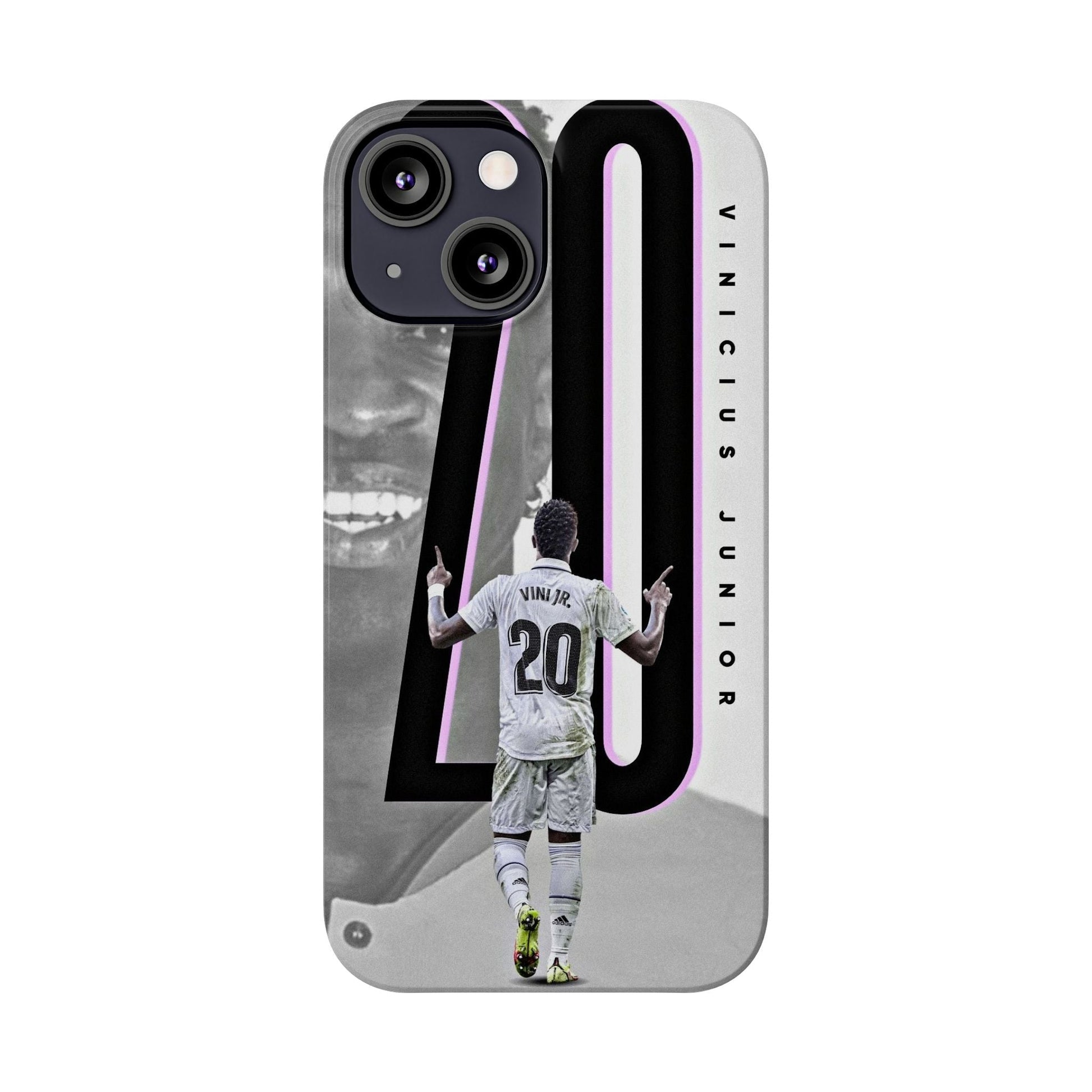 Vinicius Junior Slim Phone Case, Soccer Fan Accessory, Personalized Gift, Sports Merchandise, Unique Phone Cover - R - DRESS
