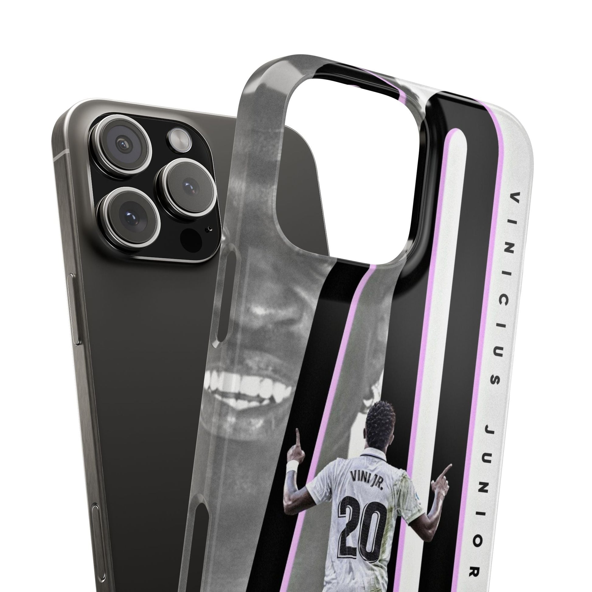 Vinicius Junior Slim Phone Case, Soccer Fan Accessory, Personalized Gift, Sports Merchandise, Unique Phone Cover - R - DRESS