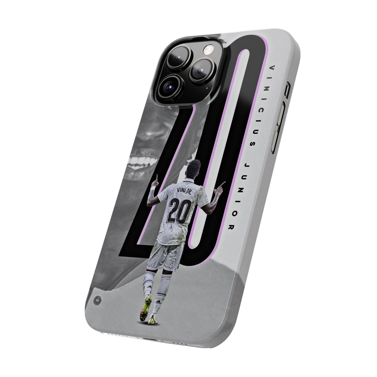Vinicius Junior Slim Phone Case, Soccer Fan Accessory, Personalized Gift, Sports Merchandise, Unique Phone Cover - R - DRESS