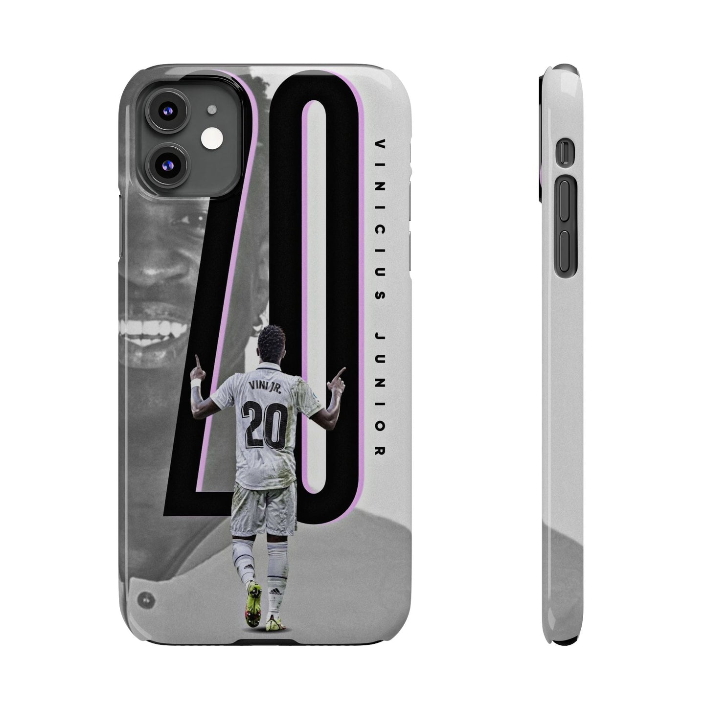Vinicius Junior Slim Phone Case, Soccer Fan Accessory, Personalized Gift, Sports Merchandise, Unique Phone Cover - R - DRESS