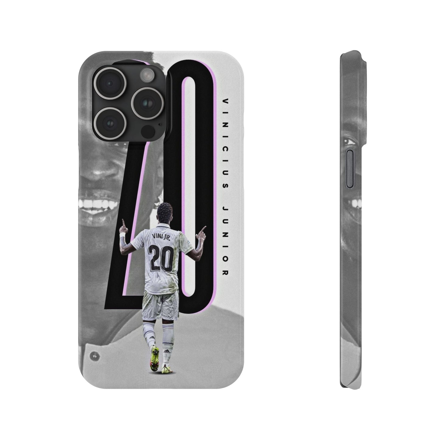 Vinicius Junior Slim Phone Case, Soccer Fan Accessory, Personalized Gift, Sports Merchandise, Unique Phone Cover - R - DRESS