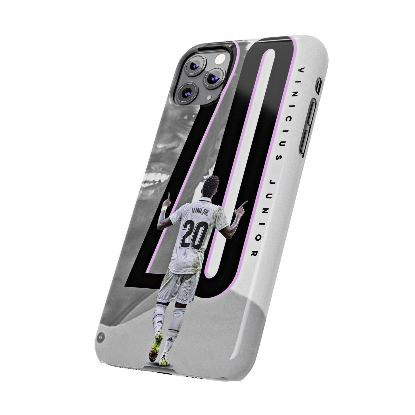 Vinicius Junior Slim Phone Case, Soccer Fan Accessory, Personalized Gift, Sports Merchandise, Unique Phone Cover - R - DRESS