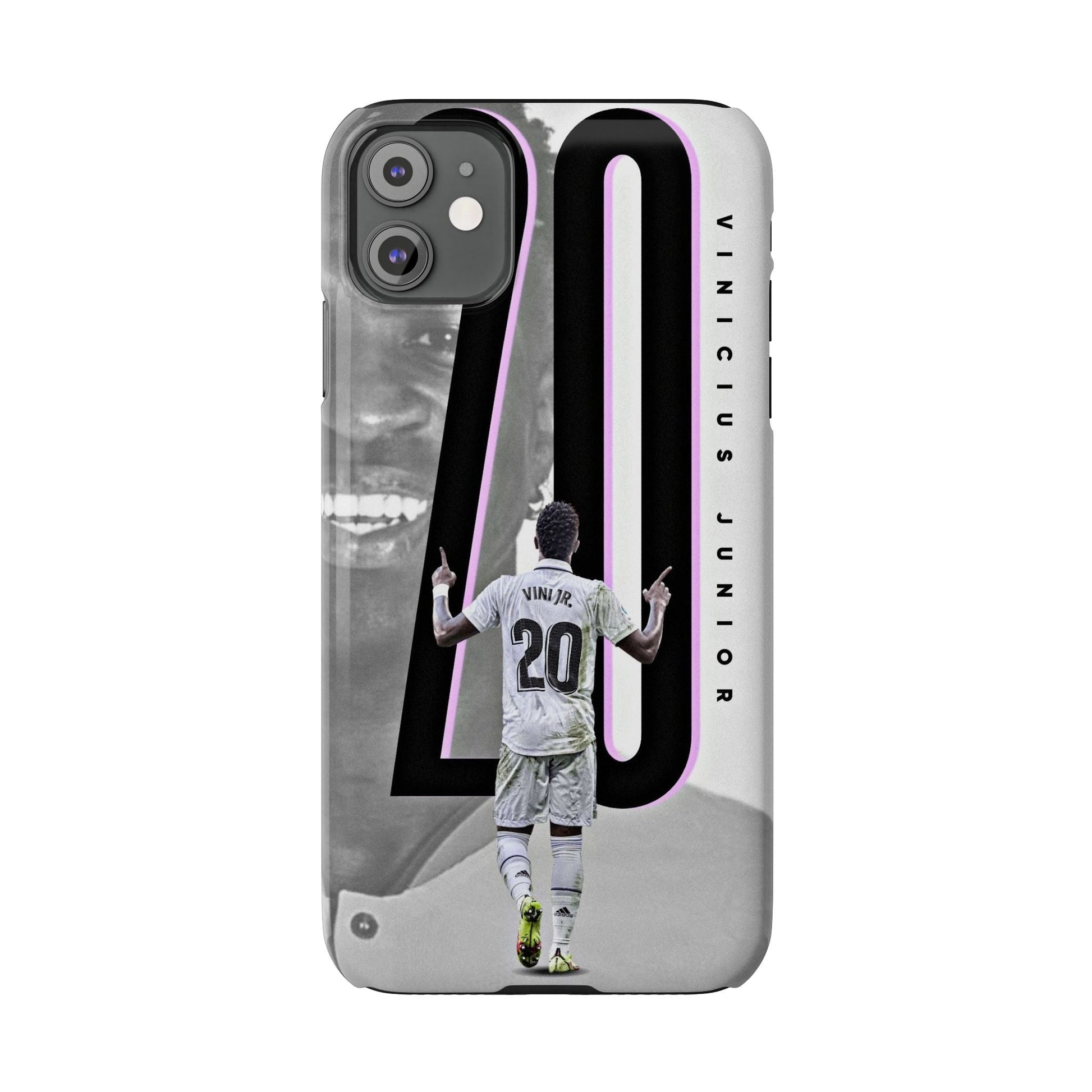 Vinicius Junior Slim Phone Case, Soccer Fan Accessory, Personalized Gift, Sports Merchandise, Unique Phone Cover - R - DRESS