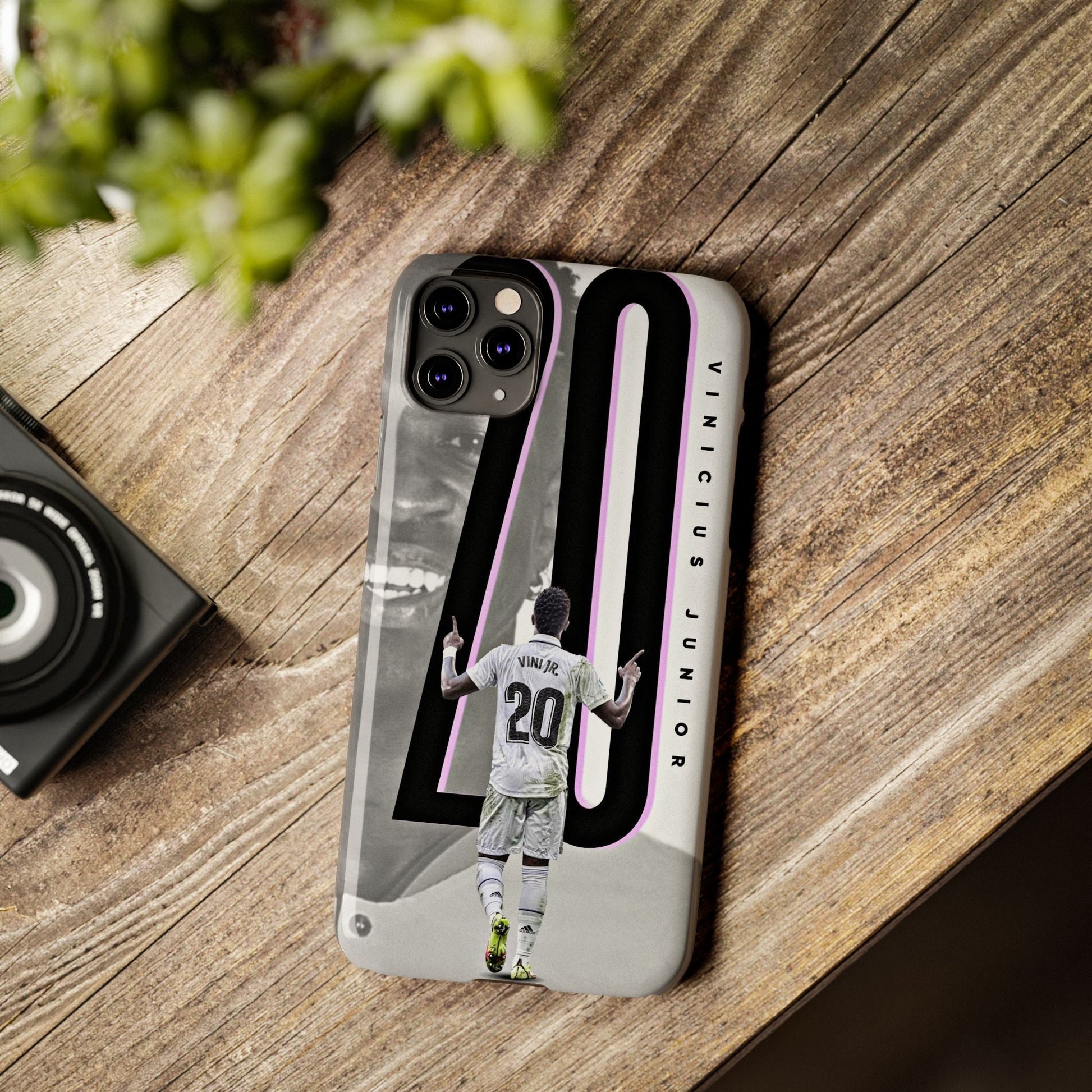 Vinicius Junior Slim Phone Case, Soccer Fan Accessory, Personalized Gift, Sports Merchandise, Unique Phone Cover - R - DRESS