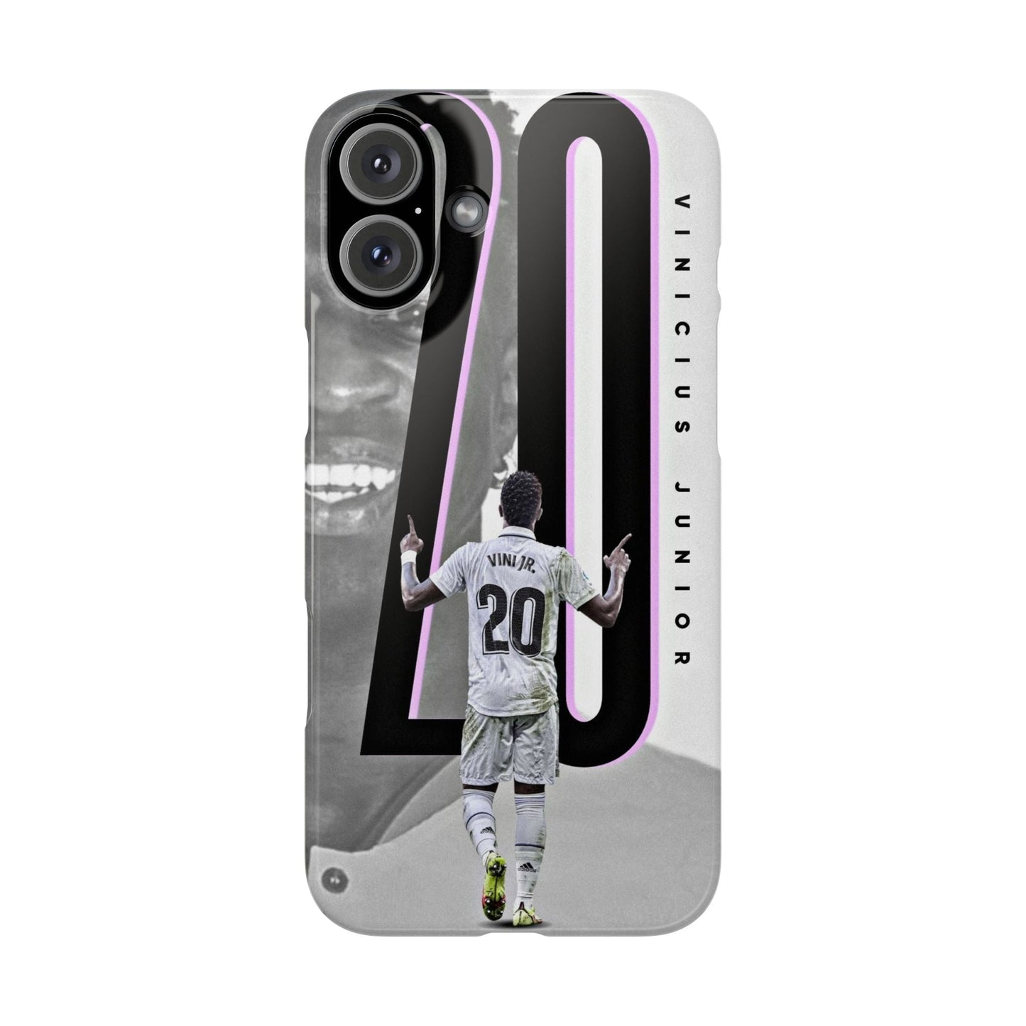 Vinicius Junior Slim Phone Case, Soccer Fan Accessory, Personalized Gift, Sports Merchandise, Unique Phone Cover - R - DRESS
