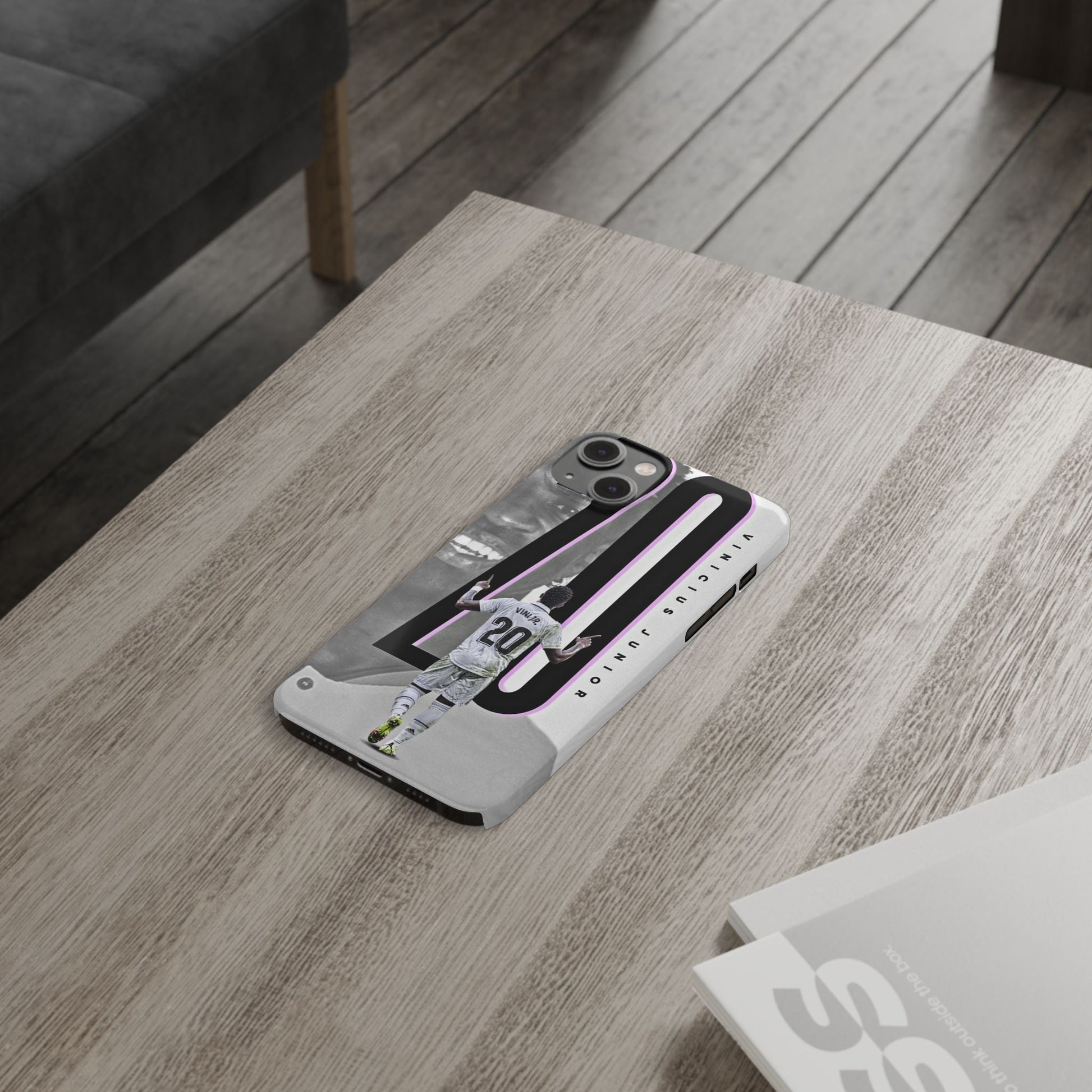 Vinicius Junior Slim Phone Case, Soccer Fan Accessory, Personalized Gift, Sports Merchandise, Unique Phone Cover - R - DRESS