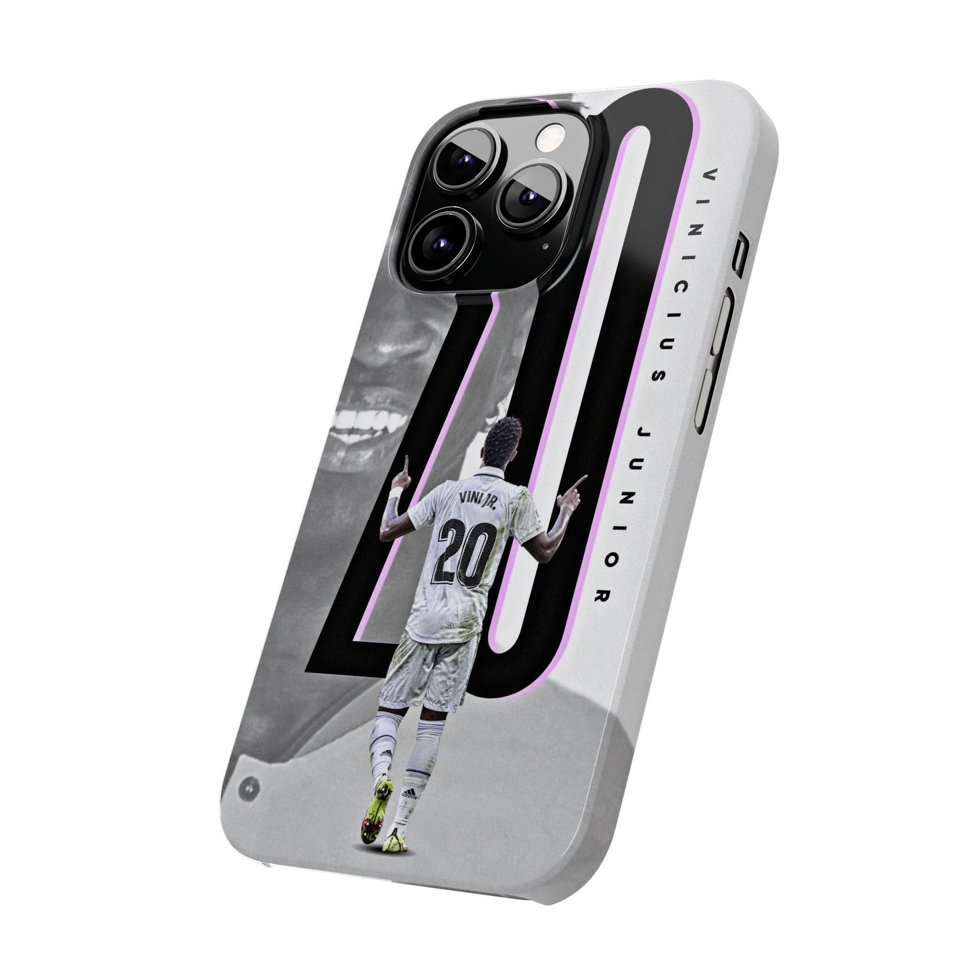 Vinicius Junior Slim Phone Case, Soccer Fan Accessory, Personalized Gift, Sports Merchandise, Unique Phone Cover - R - DRESS