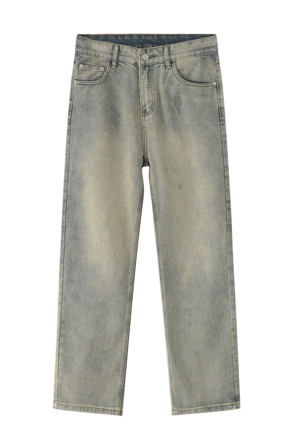 Washed Straight - Leg Slim Jeans - R - DRESS