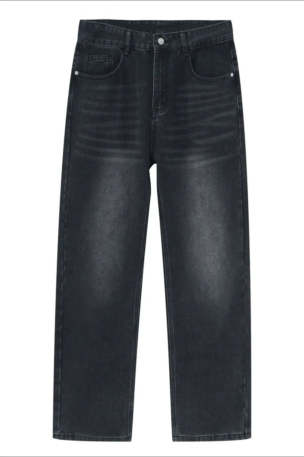 Washed Straight - Leg Slim Jeans - R - DRESS