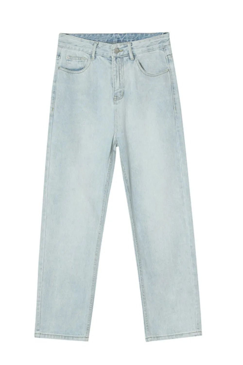 Washed Straight - Leg Slim Jeans - R - DRESS